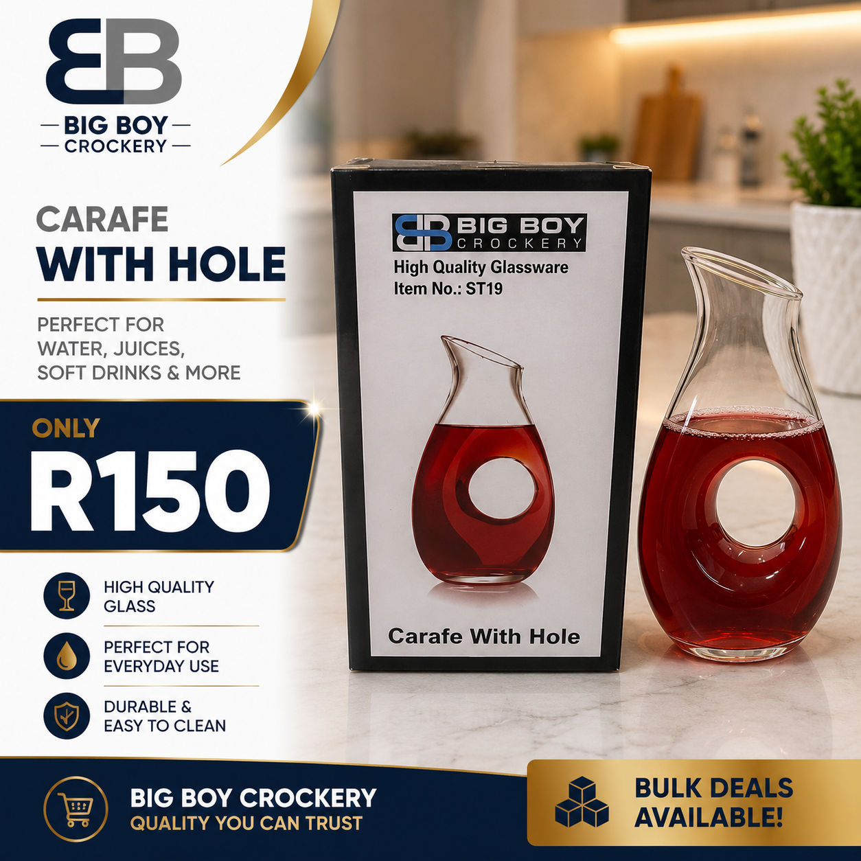Glass Carafe BB